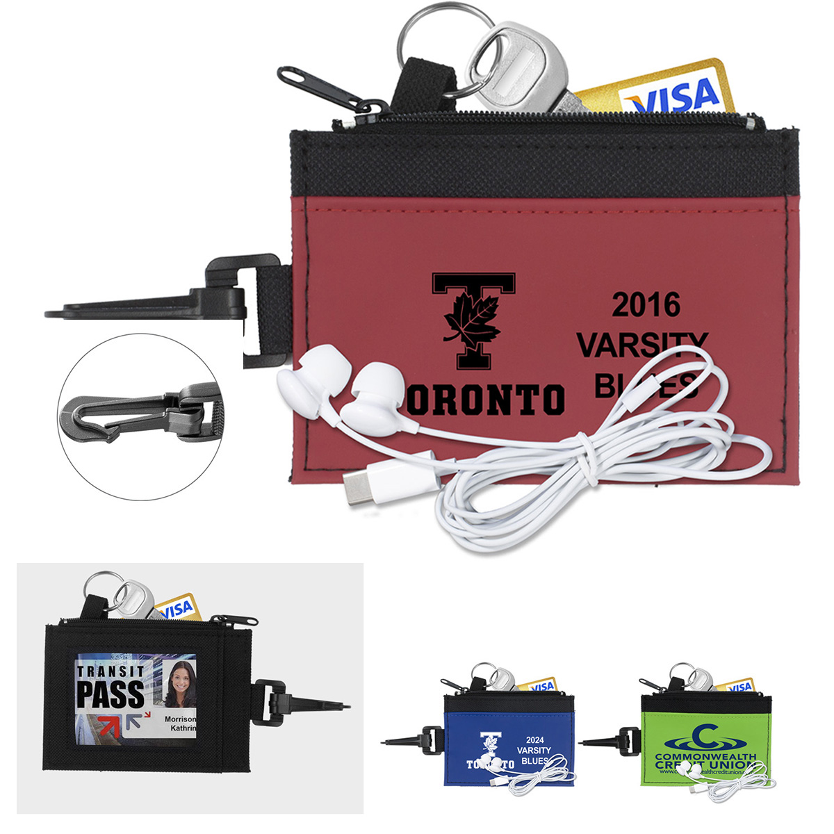 ZipTune ID Mobile Tech Earbud Kit in Travel ID Wallet